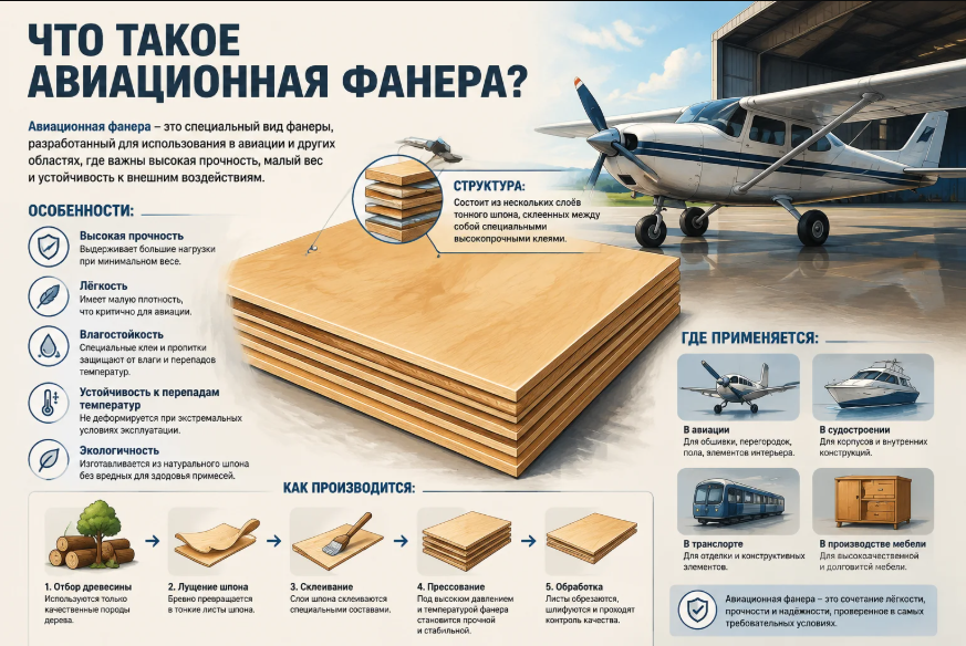 Что такое авиационная фанера?